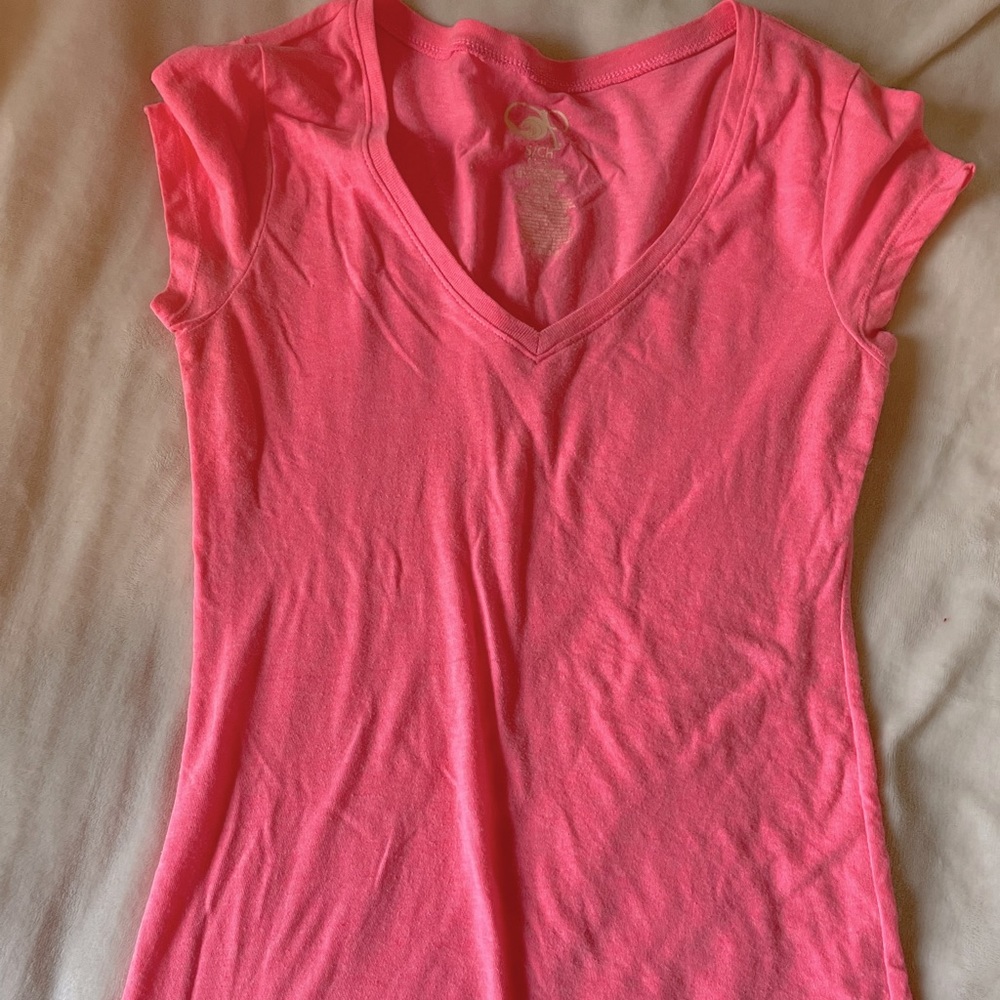 OP juniors short sleeve pink size S 3/5